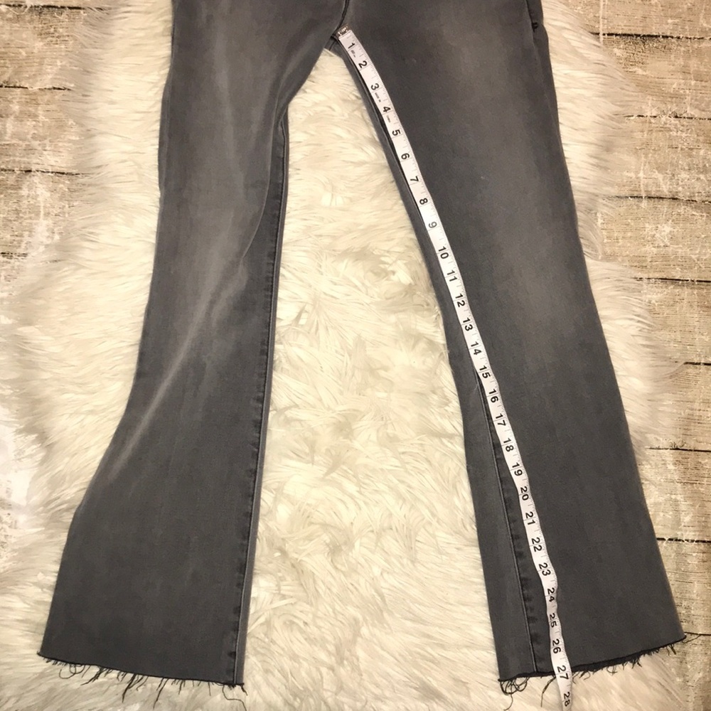 Frame Denim Le Crop Mini Boot Jeans Grimmel Gray - Picture 8 of 8